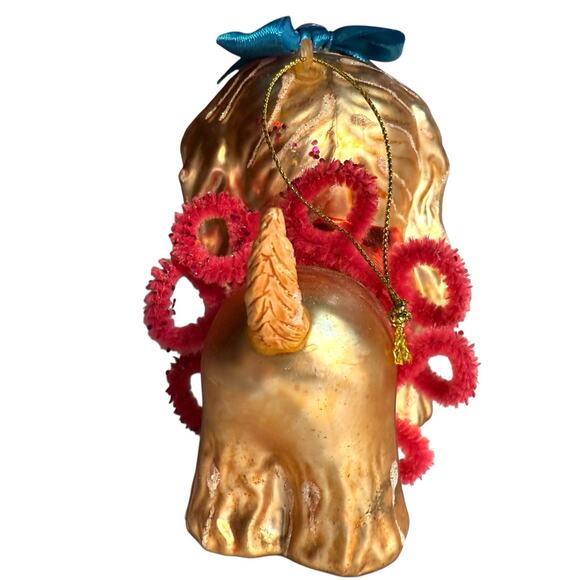 December Diamonds Anthropomorphic Cocker Spaniel Puppy Glass Christmas Ornament - Picture 7 of 16